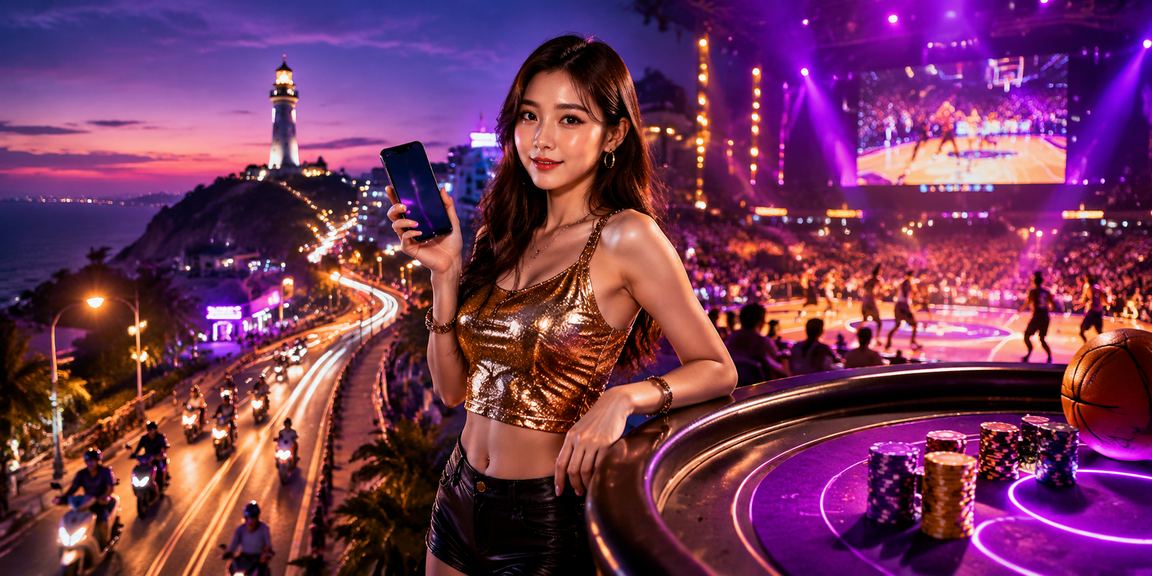 Khung cảnh cá cược bóng rổ tại Vũng Tàu về đêm